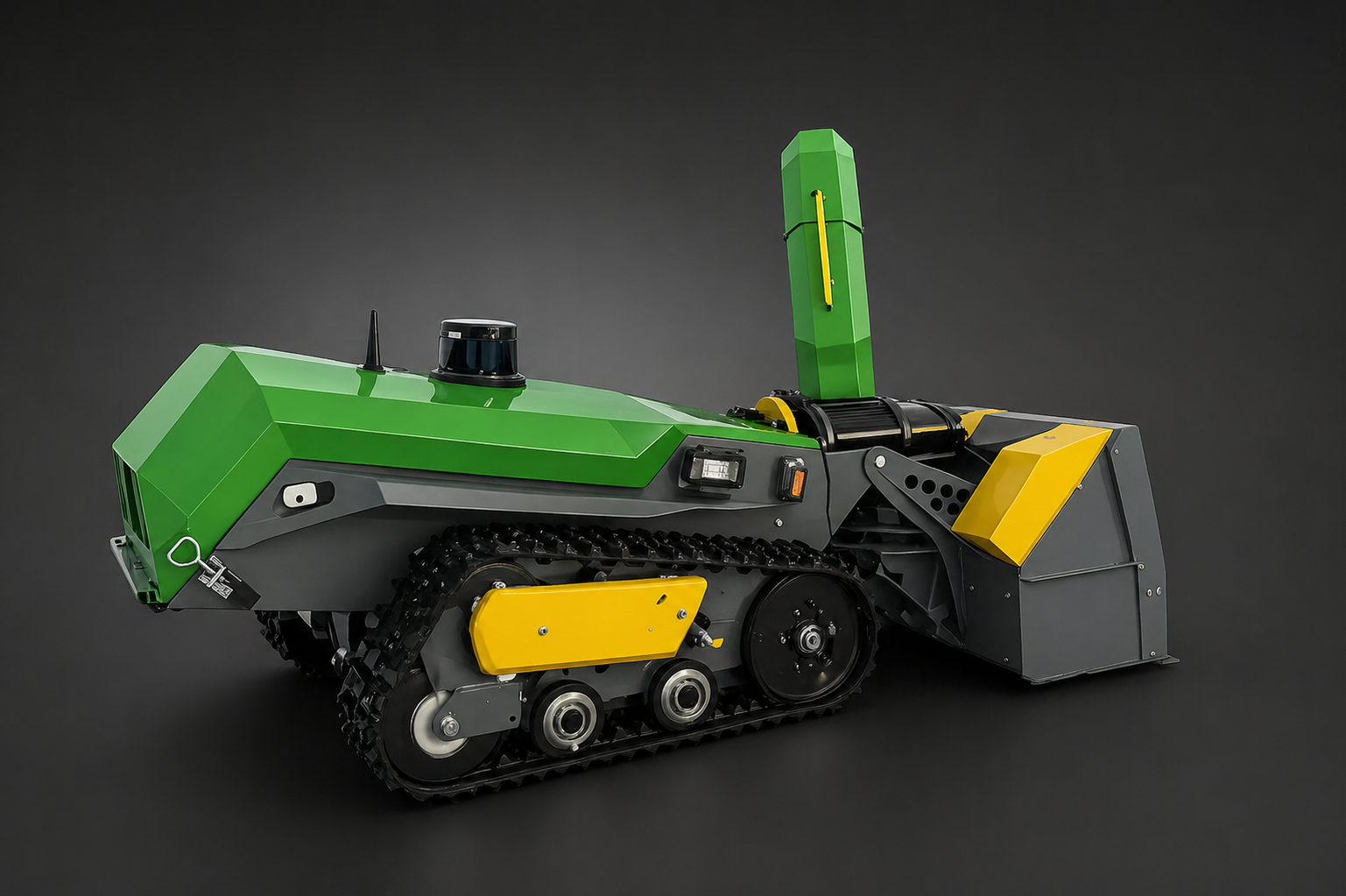 SNOWBOT tracked all-terrain chassis studio view